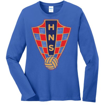 Hrvatska Croatia Croatian National Soccer Ladies Long Sleeve Shirt