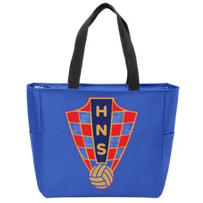 Hrvatska Croatia Croatian National Soccer Zip Tote Bag