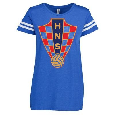 Hrvatska Croatia Croatian National Soccer Enza Ladies Jersey Football T-Shirt