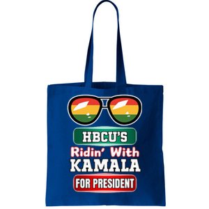 Hbcu Ridin With Kamala Historical HbcuS United 2024. Hbc Tote Bag