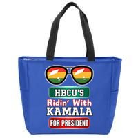 Hbcu Ridin With Kamala Historical HbcuS United 2024. Hbc Zip Tote Bag