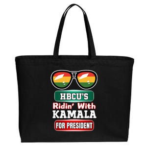 Hbcu Ridin With Kamala Historical HbcuS United 2024. Hbc Cotton Canvas Jumbo Tote