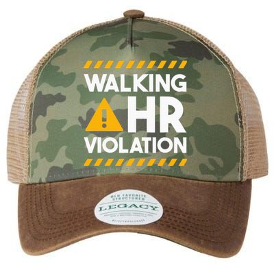 Human Resources Walking Hr Violation Legacy Tie Dye Trucker Hat