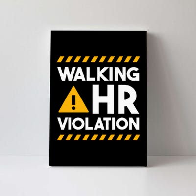 Human Resources Walking Hr Violation Canvas