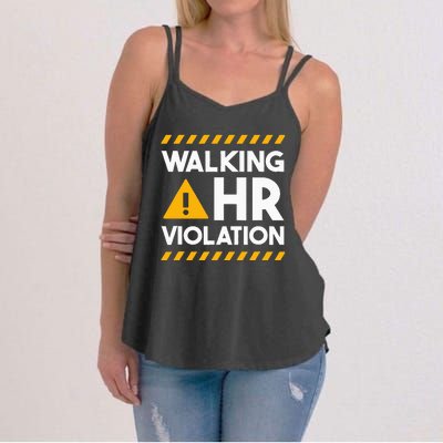 Human Resources Walking Hr Violation Women's Strappy Tank