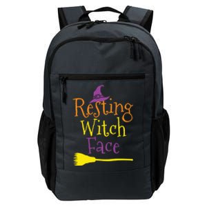 Halloween Resting Witch Face Cute Gift Daily Commute Backpack