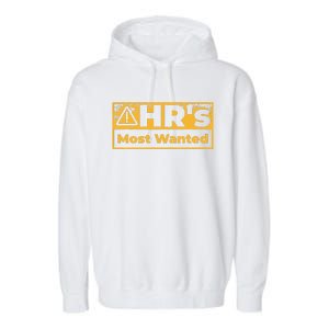 Human Resources Walking Hr Violation Garment-Dyed Fleece Hoodie