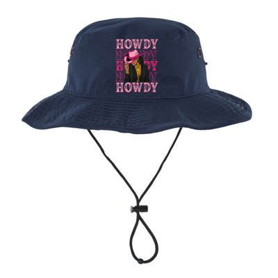 Howdy Retro Western Black Cowgirl African American Legacy Cool Fit Booney Bucket Hat