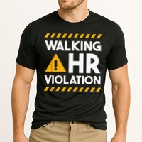 Human Resources Walking HR Violation Cooling Performance Crew T-Shirt