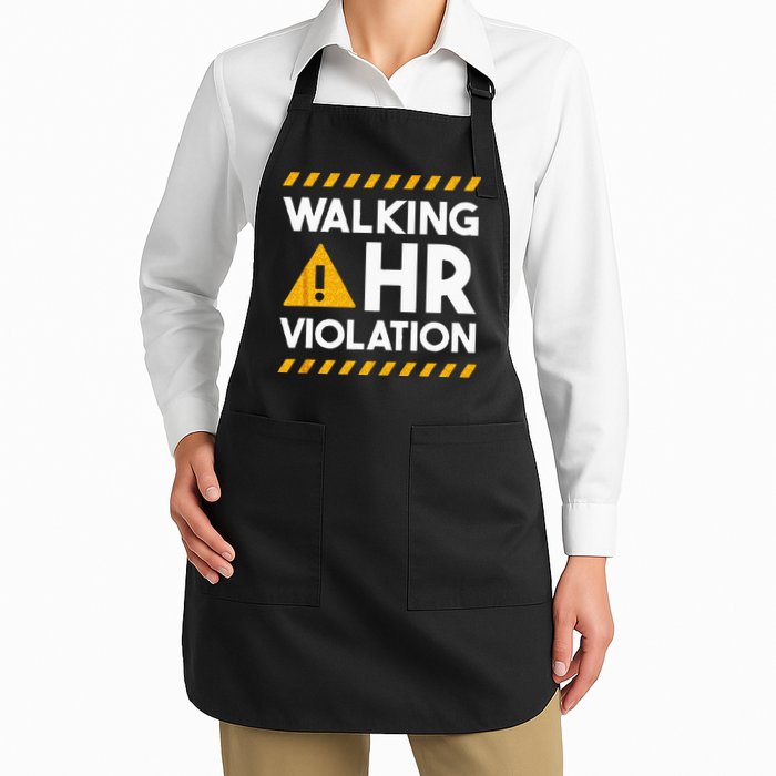 Human Resources Walking HR Violation Apron