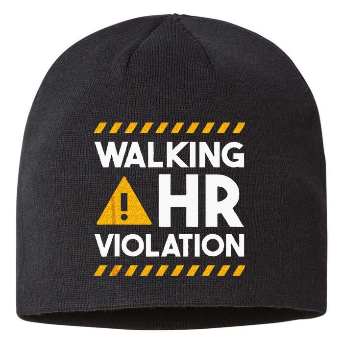 Human Resources Walking HR Violation Sustainable Beanie
