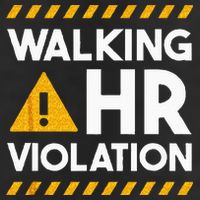 Human Resources Walking HR Violation 25L Jumbo Tote
