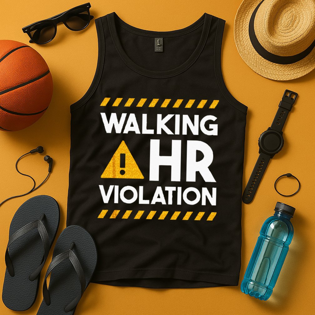 Human Resources Walking HR Violation Tank Top