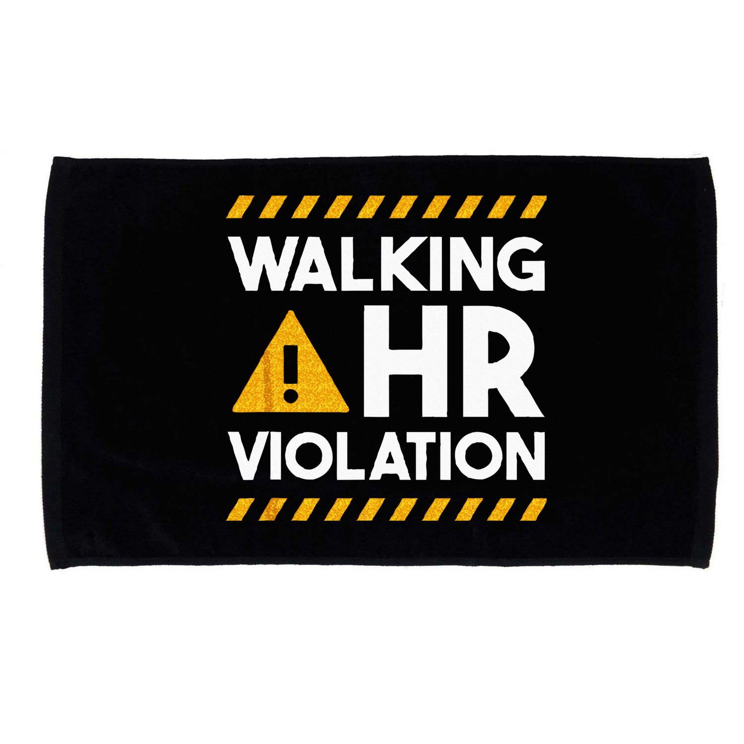 Human Resources Walking HR Violation Microfiber Hand Towel