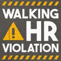 Human Resources Walking HR Violation Cotton Canvas Backpack
