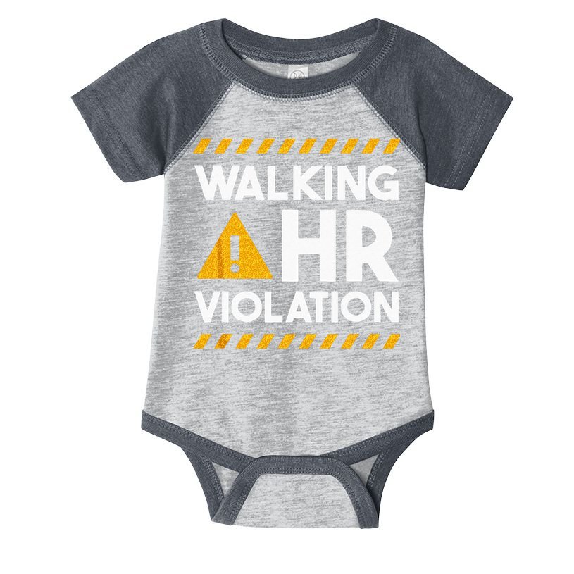 Human Resources Walking HR Violation Infant Baby Jersey Bodysuit