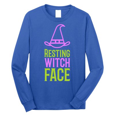 Halloween Resting Witch Face Gift Long Sleeve Shirt