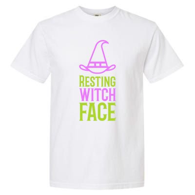 Halloween Resting Witch Face Gift Garment-Dyed Heavyweight T-Shirt