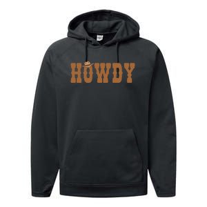 Howdy Rodeo Western Country Southern Performance Fleece Hoodie