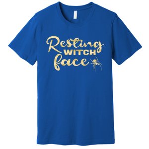 Halloween Resting Witch Face Abh042 Gift Premium T-Shirt