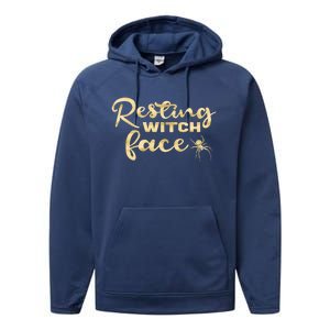 Halloween Resting Witch Face Abh042 Gift Performance Fleece Hoodie