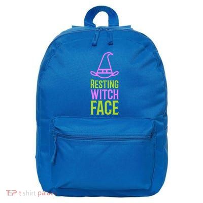 Halloween Resting Witch Face Gift 16 in Basic Backpack