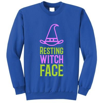 Halloween Resting Witch Face Gift Tall Sweatshirt