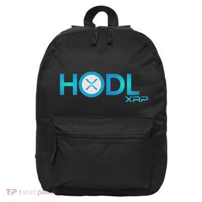 Hodl Ripple Xrp Moon Crypto Currency 16 in Basic Backpack