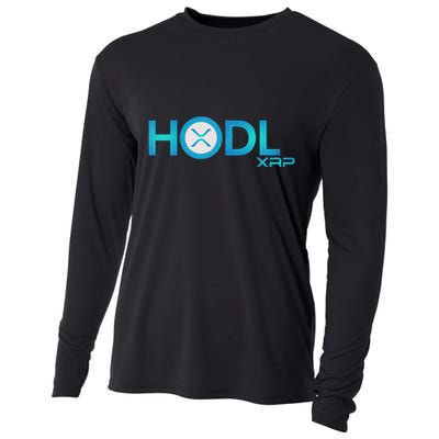 Hodl Ripple Xrp Moon Crypto Currency Cooling Performance Long Sleeve Crew