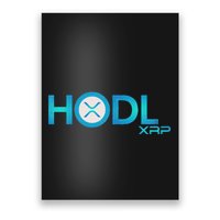 Hodl Ripple Xrp Moon Crypto Currency Poster