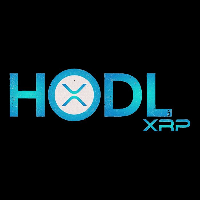 Hodl Ripple Xrp Moon Crypto Currency Poster