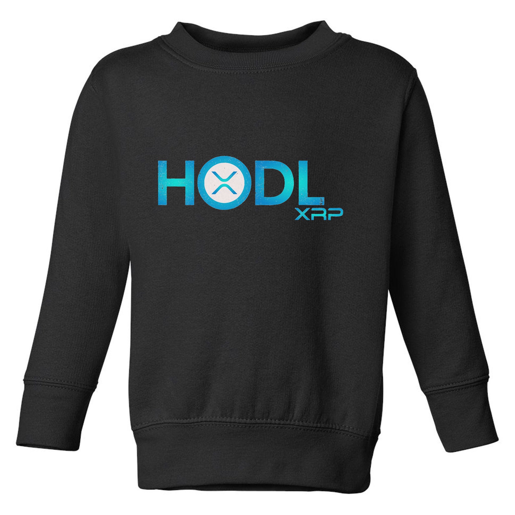 Hodl Ripple Xrp Moon Crypto Currency Toddler Sweatshirt