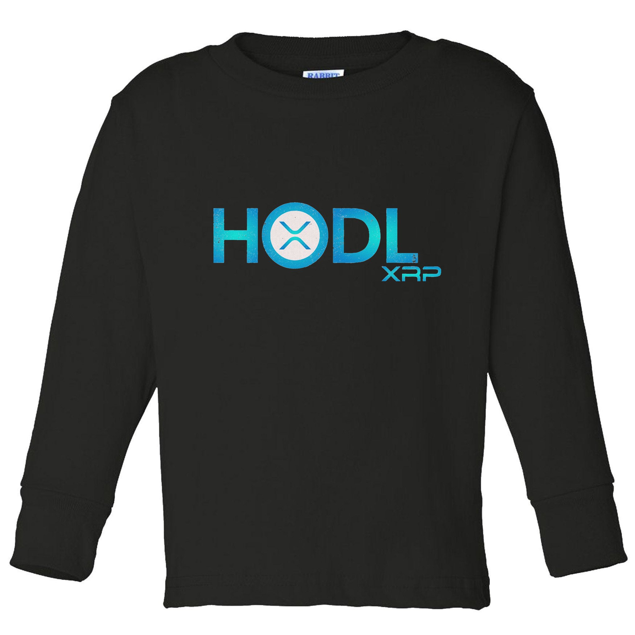 Hodl Ripple Xrp Moon Crypto Currency Toddler Long Sleeve Shirt