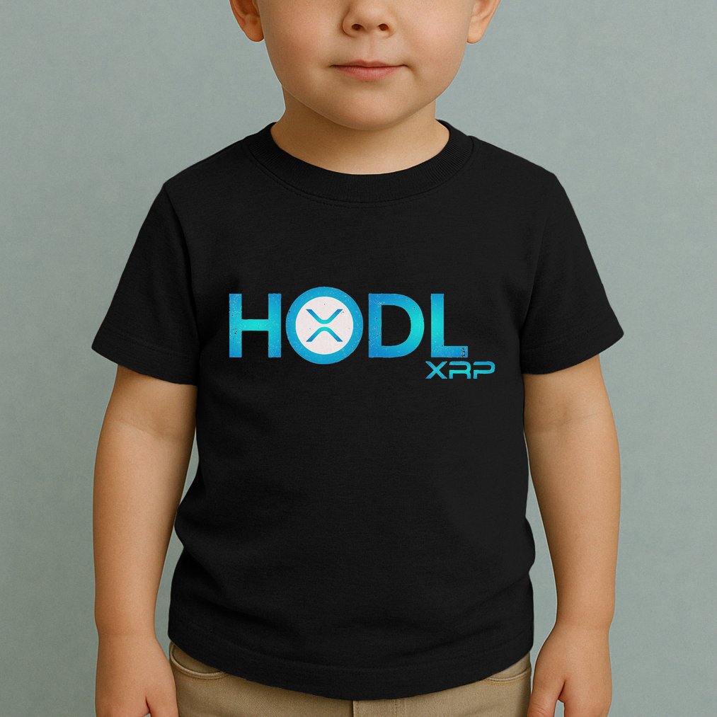 Hodl Ripple Xrp Moon Crypto Currency Toddler T-Shirt