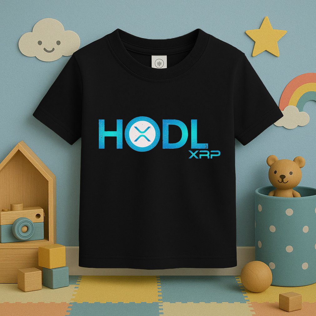 Hodl Ripple Xrp Moon Crypto Currency Toddler T-Shirt