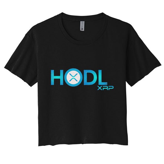 Hodl Ripple Xrp Moon Crypto Currency Crop Top