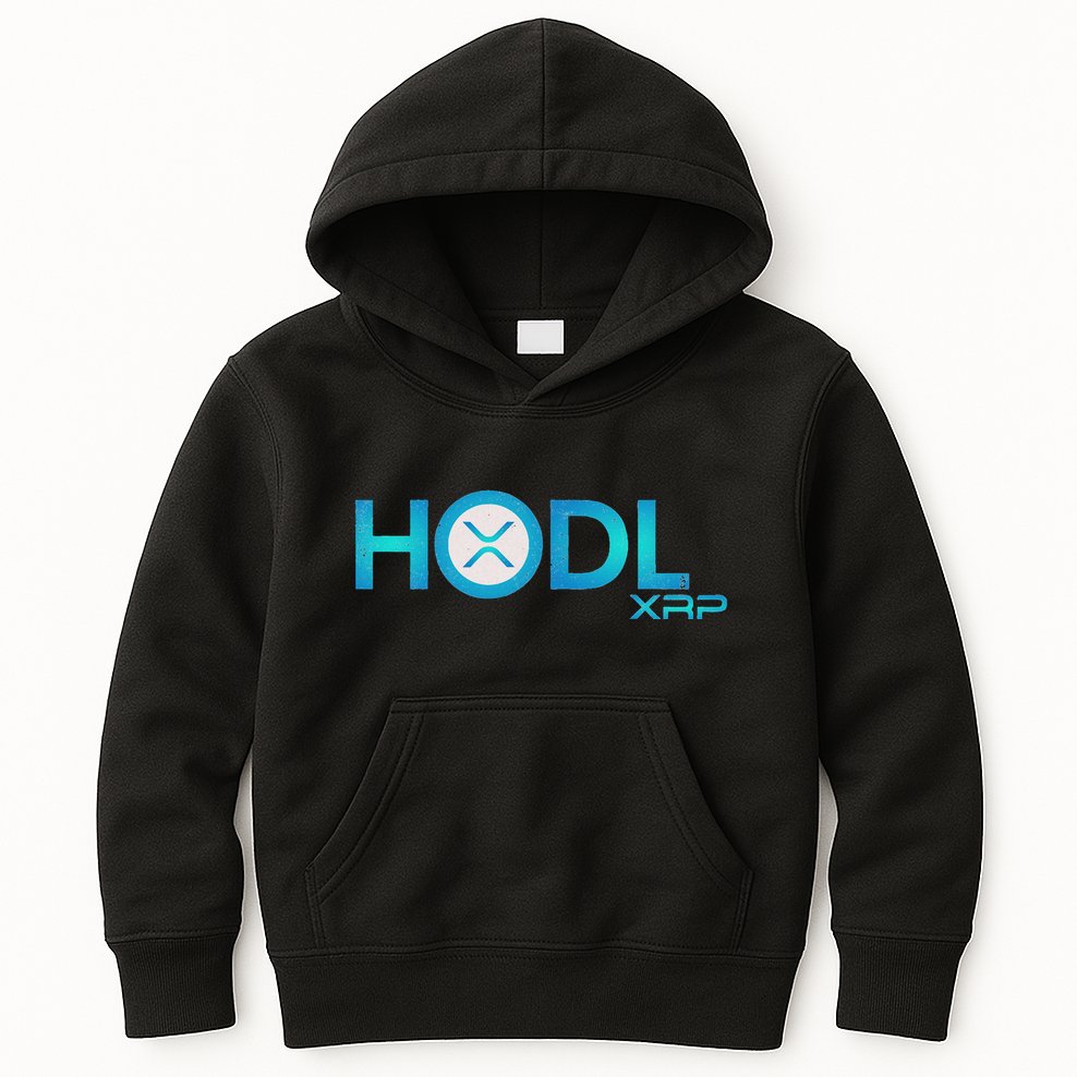 Hodl Ripple Xrp Moon Crypto Currency Kids Hoodie