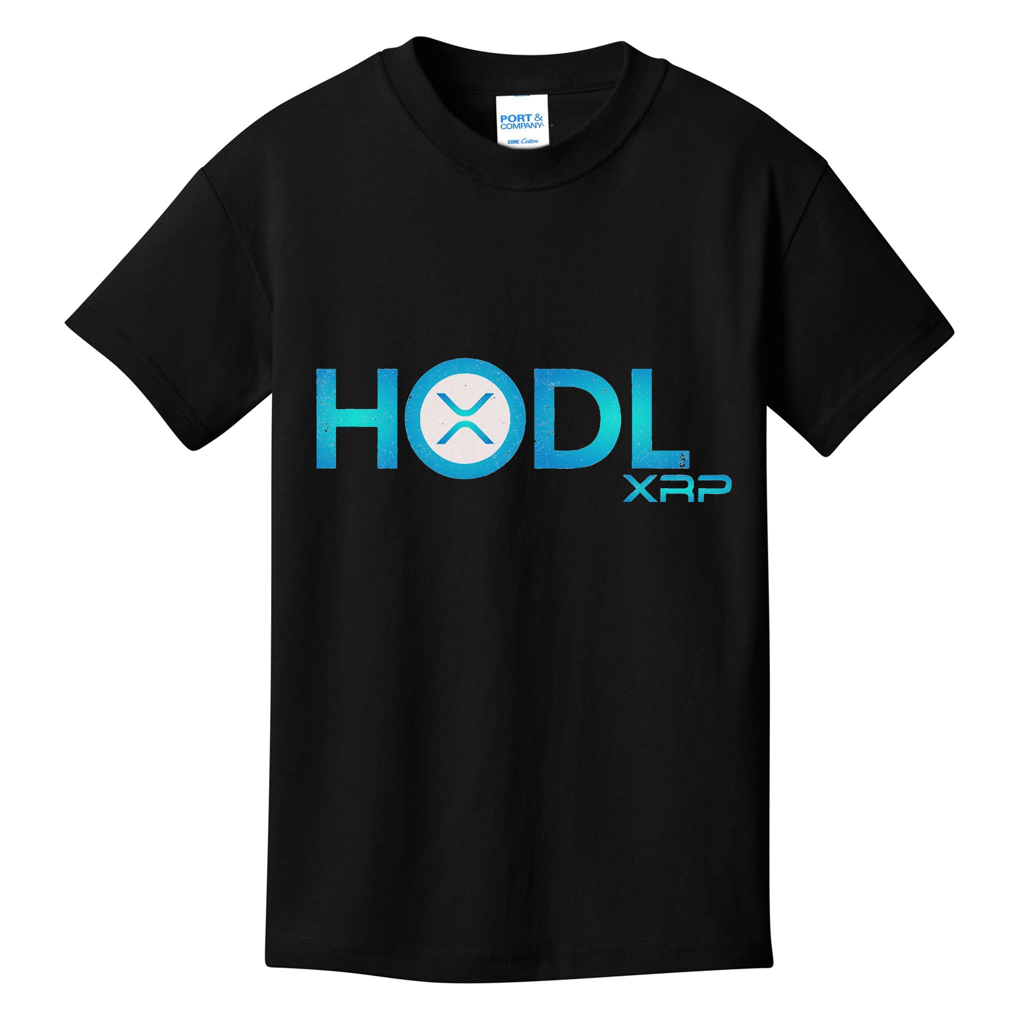 Hodl Ripple Xrp Moon Crypto Currency Kids T-Shirt