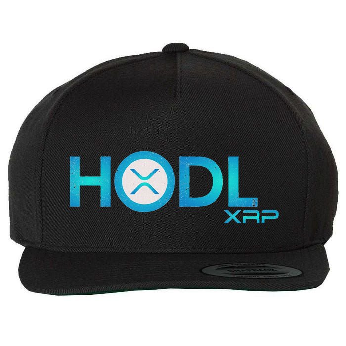 Hodl Ripple Xrp Moon Crypto Currency Wool Snapback Cap