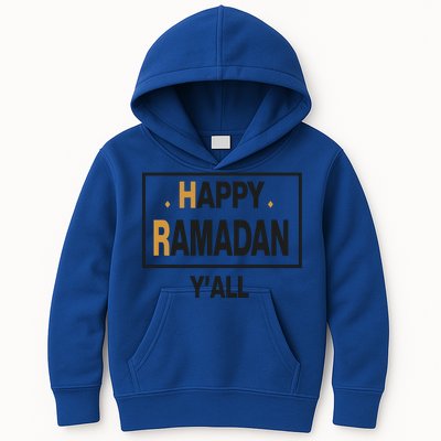 Happy Ramadan Y'all Gift Ramadan Mubarak Kids Hoodie