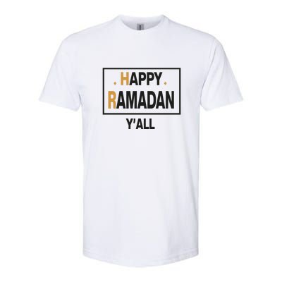 Happy Ramadan Y'all Gift Ramadan Mubarak Softstyle® CVC T-Shirt