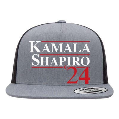 Harris Shapiro 2024 Kamala Harris Josh Shapiro 2024 Flat Bill Trucker Hat