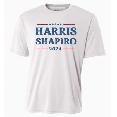 Harris Shapiro 2024 Kamala Harris For President Political Cooling Performance Crew T-Shirt