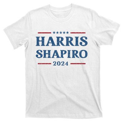 Harris Shapiro 2024 Kamala Harris For President Political T-Shirt