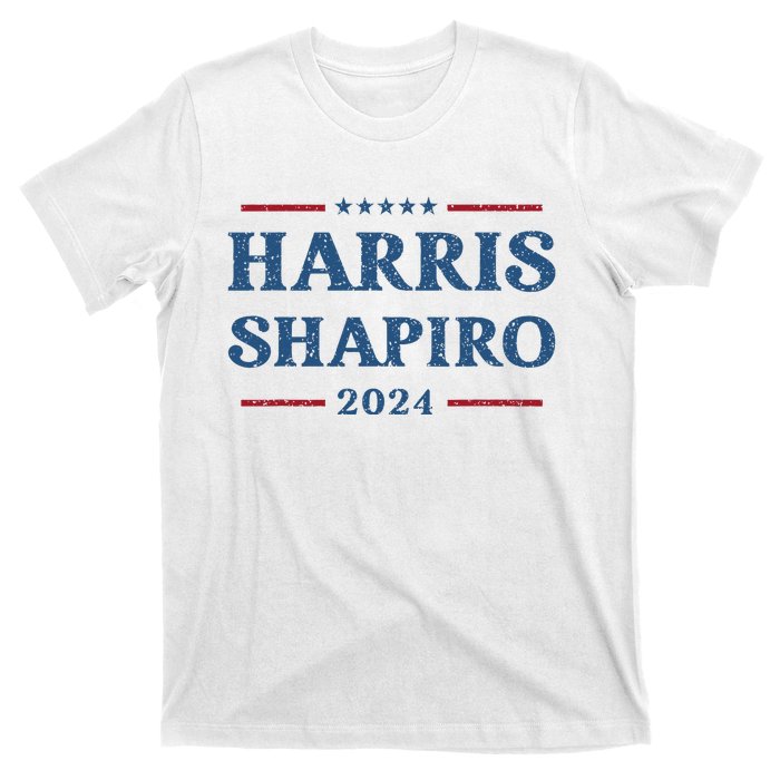 Harris Shapiro 2024 Kamala Harris For President Political T-Shirt