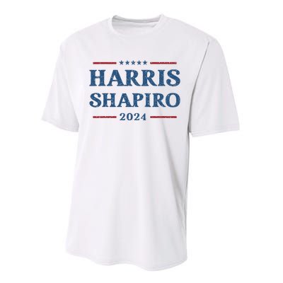 Harris Shapiro 2024 Kamala Harris For President Political Performance Sprint T-Shirt