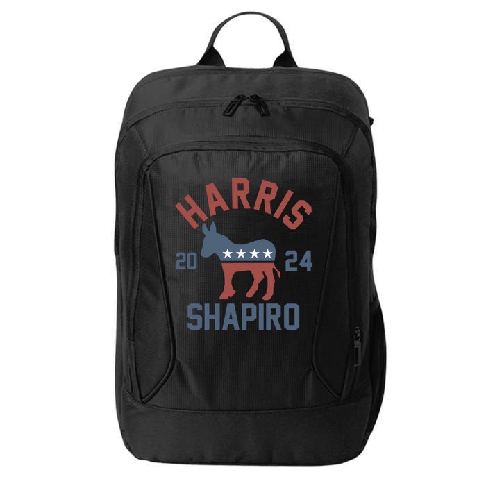Harris Shapiro 2024 For President Kamala Harris Josh Shapiro City Backpack