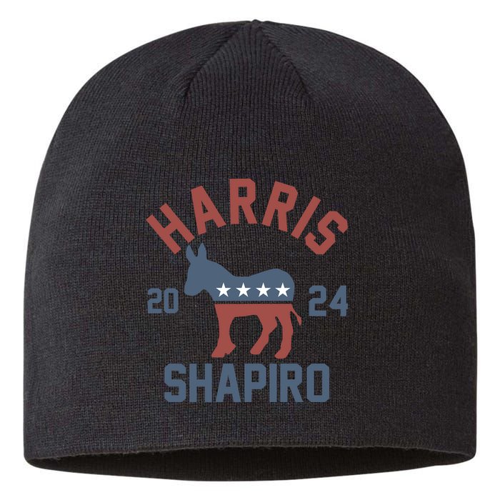 Harris Shapiro 2024 For President Kamala Harris Josh Shapiro Sustainable Beanie