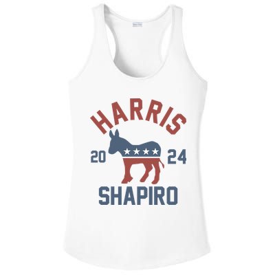 Harris Shapiro 2024 For President Kamala Harris Josh Shapiro Ladies PosiCharge Competitor Racerback Tank