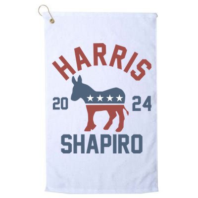 Harris Shapiro 2024 For President Kamala Harris Josh Shapiro Golf Towel